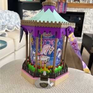 Prince Charming Regal Carousel popcorn bucket light up Music Box